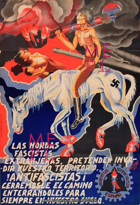 : Spanish Civil War poster : Spanish Civil War poster