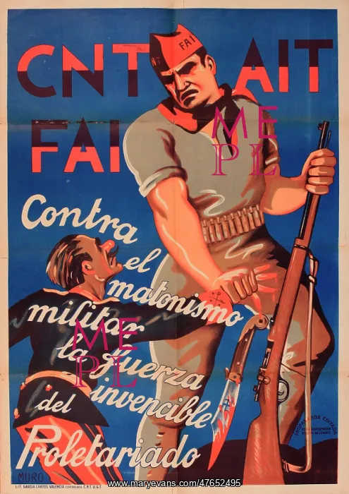 : Spanish Civil War poster : Spanish Civil War poster