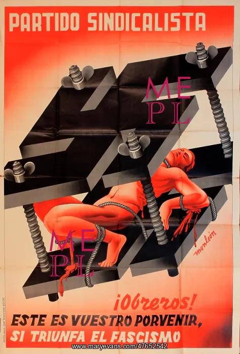 : Spanish Civil War poster : Spanish Civil War poster