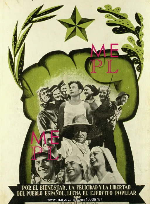 : Spanish Civil War poster : Spanish Civil War poster
