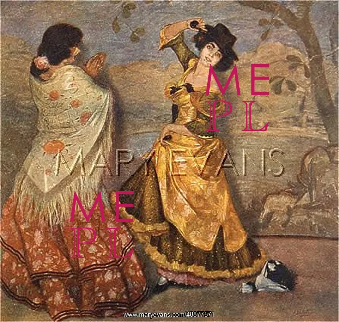 : TWO SPANISH DANCERS / 1905 : TWO SPANISH DANCERS / 1905