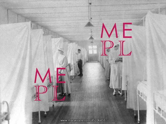 : Spanish Flu Epidemic 1918-19. Nurses and ? : Spanish Flu Epidemic 1918-19. Nurses and ?