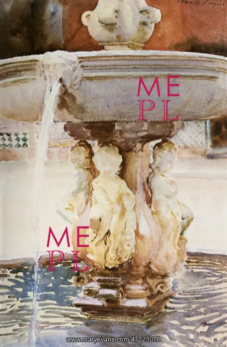  : Spanish Fountain, by Singer Sargent