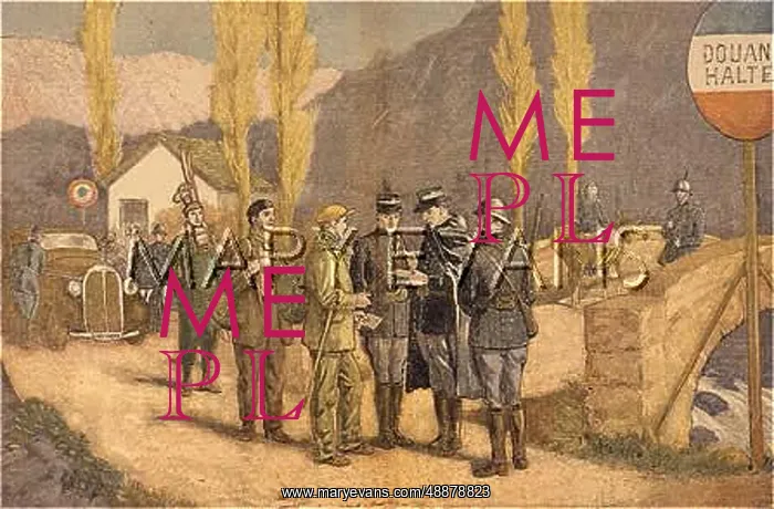 : SPANISH FRONTIER POST : SPANISH FRONTIER POST
