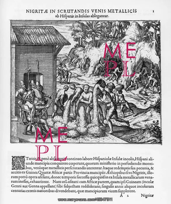 : Spanish in Hispaniola import Slaves : Spanish in Hispaniola import Slaves