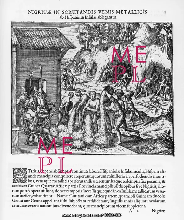 : Spanish in Hispaniola import Slaves : Spanish in Hispaniola import Slaves