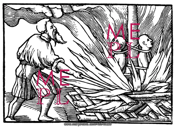 : Spanish Inquisition, Burned at Stake, 1549 : Spanish Inquisition, Burned at Stake, 1549