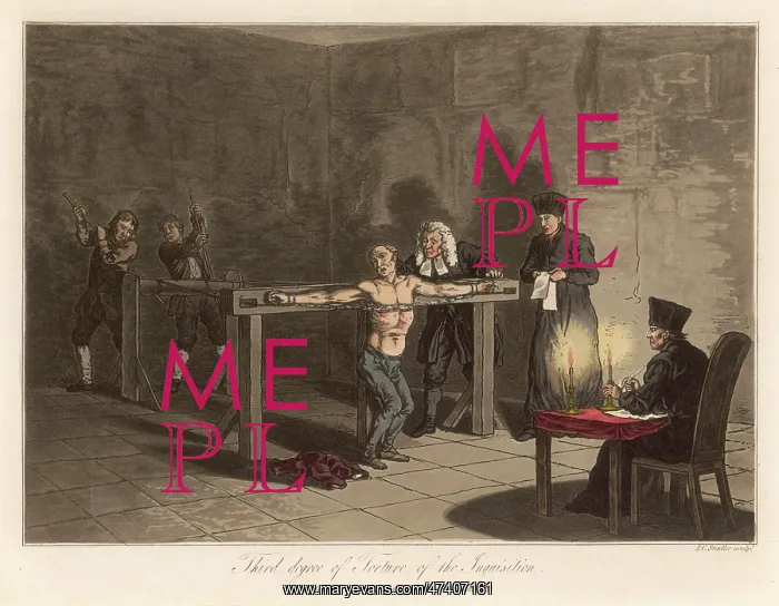 : The Spanish Inquisition use the 3rd Degree of Torture : The Spanish Inquisition use the 3rd Degree of Torture