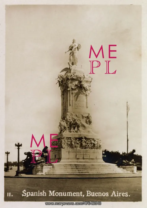: Spanish Monument, Buenos Aires, Argentina, South America : Spanish Monument, Buenos Aires, Argentina, South America