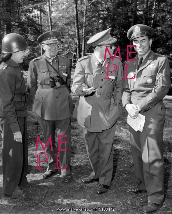 : Spanish officials at US maneuver Combino in Germany : Spanish officials at US maneuver Combino in Germany