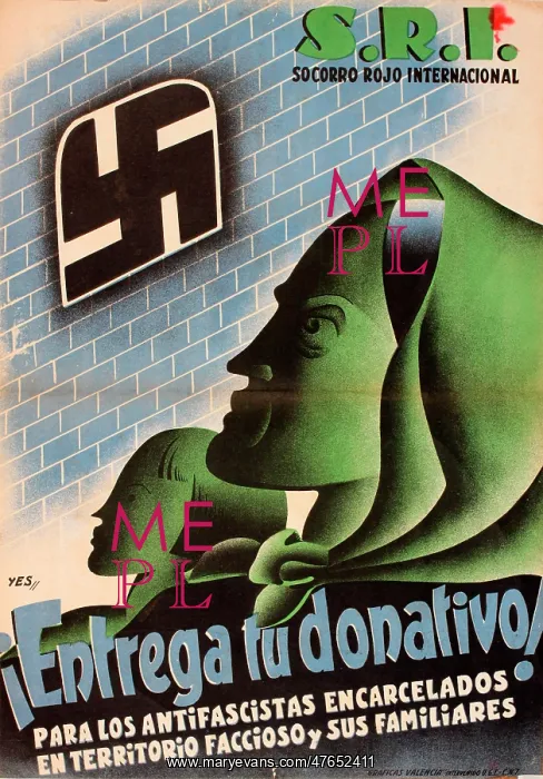 : Spanish poster, International Red Aid : Spanish poster, International Red Aid
