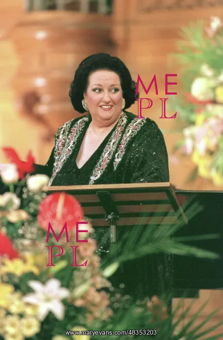  : Spanish soprano Montserrat Caballe, 1996