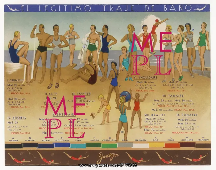  : Spanish Swimwear 1934