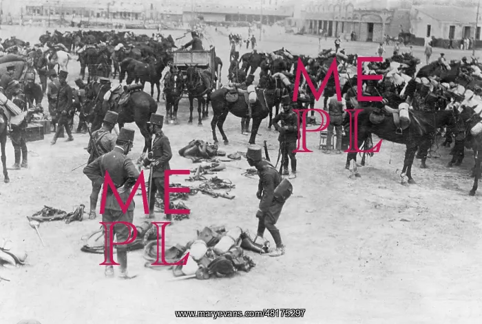 : Spanish troops in Melilla, Morocco, during the Kabyle uprisi : Spanish troops in Melilla, Morocco, during the Kabyle uprisi