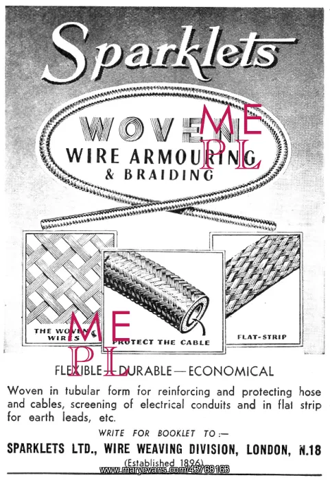 : Sparklets Woven Wire Armouring & Braiding : Sparklets Woven Wire Armouring & Braiding