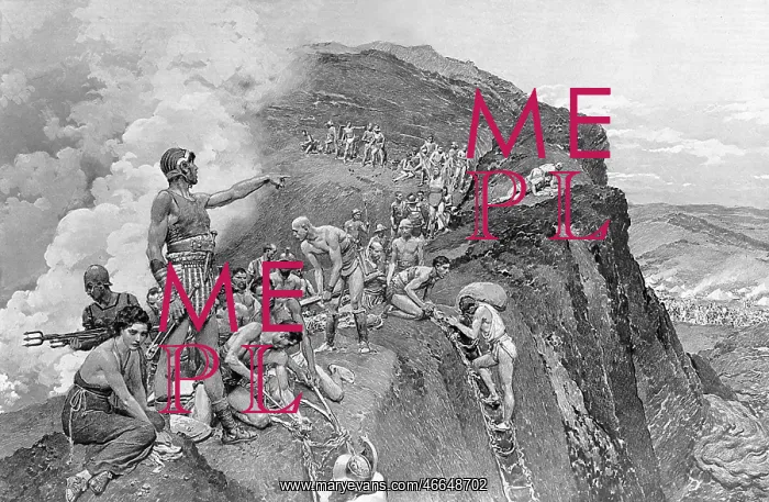 : Spartacus on Vesuvius during Third Servile War : Spartacus on Vesuvius during Third Servile War