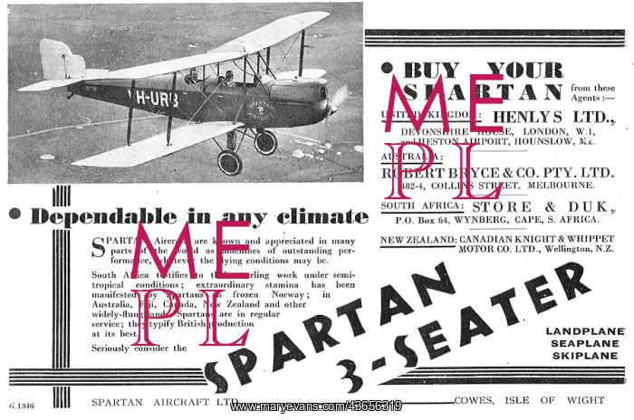 : Spartan Aircraft - Dependable In Any Climate : Spartan Aircraft - Dependable In Any Climate