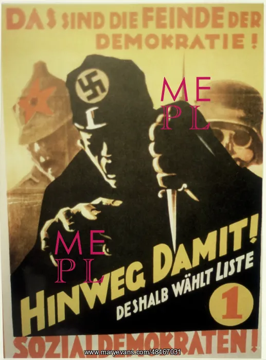 : SPD POSTER 1931 / 2 : SPD POSTER 1931 / 2
