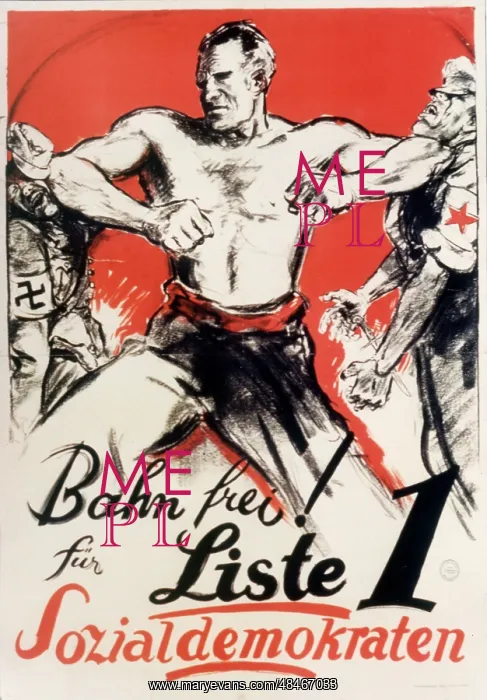 : SPD POSTER / 1931 : SPD POSTER / 1931