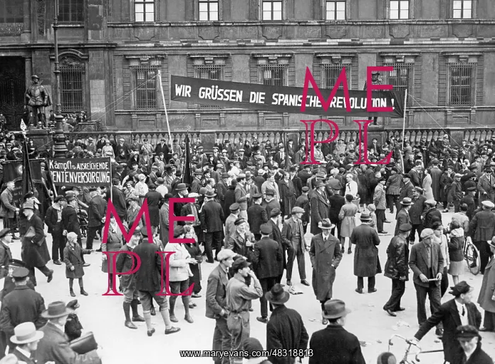 : SPD rally on the 1st of May in Berlin, 1931 : SPD rally on the 1st of May in Berlin, 1931