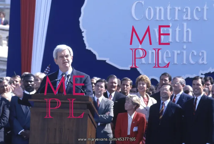 : Speaker of the House, Newt Gingrich, promoting : Speaker of the House, Newt Gingrich, promoting