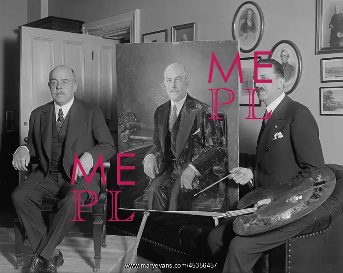 : Speaker of the House Nicholas Longworth posing for : Speaker of the House Nicholas Longworth posing for