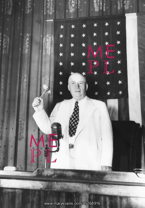 : Speaker Sam Rayburn on the rostrum of the House : Speaker Sam Rayburn on the rostrum of the House