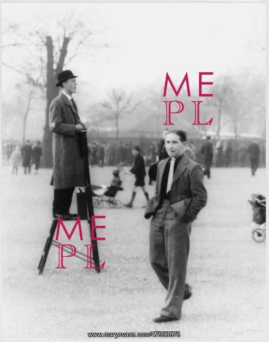 : Speakers Corner in Hyde Park 1930s : Speakers Corner in Hyde Park 1930s