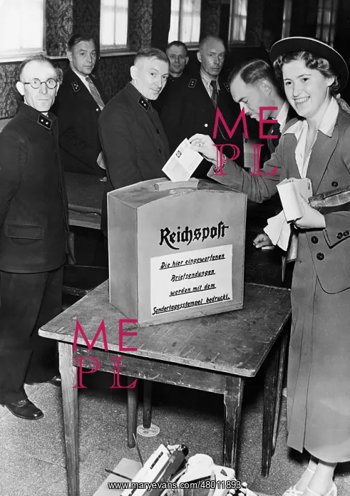 : Special date stamp action of the Reichspost, 1937 : Special date stamp action of the Reichspost, 1937