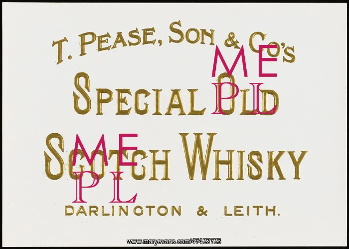 : Special Old Scotch Whisky Label : Special Old Scotch Whisky Label