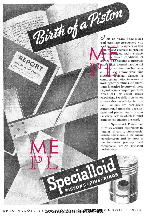 : Specialloid Pressed, Cast & Forged Pistons : Specialloid Pressed, Cast & Forged Pistons