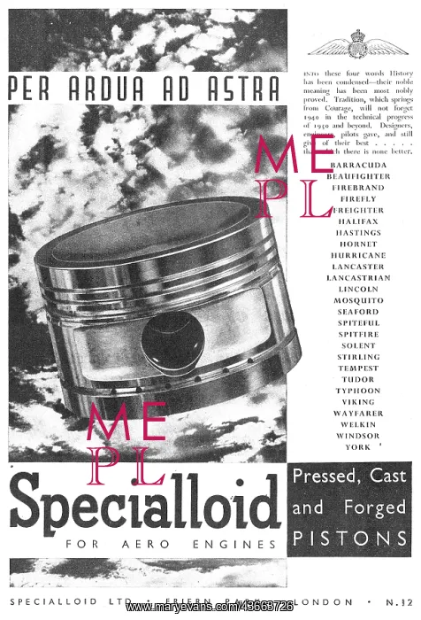 : Specialloid Pressed, Cast & Forged Pistons : Specialloid Pressed, Cast & Forged Pistons