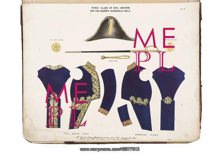 : Specification of Third Class Civil Uniform for Victoria's ho : Specification of Third Class Civil Uniform for Victoria's ho