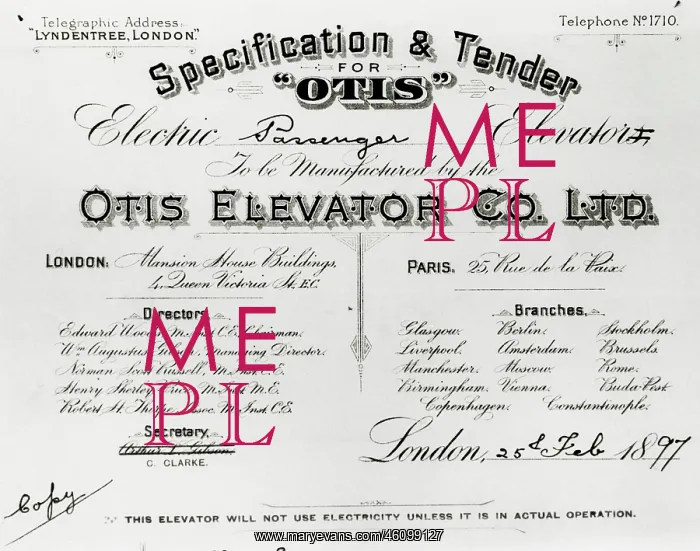 : Specification & tender for ?Otis? electric passenger elevato : Specification & tender for ?Otis? electric passenger elevato
