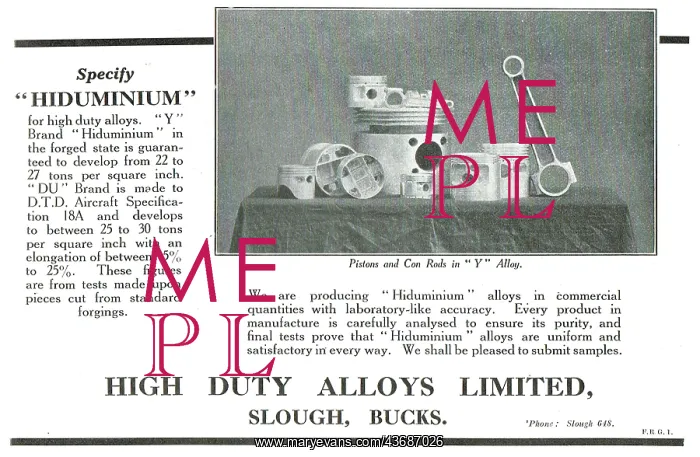 : Specify Hiduminium From High Duty Alloys : Specify Hiduminium From High Duty Alloys