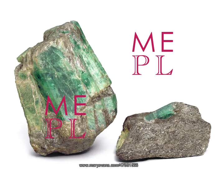 : Beryl. A specimen of beryl (beryllium aluminum silicate) : Beryl. A specimen of beryl (beryllium aluminum silicate)