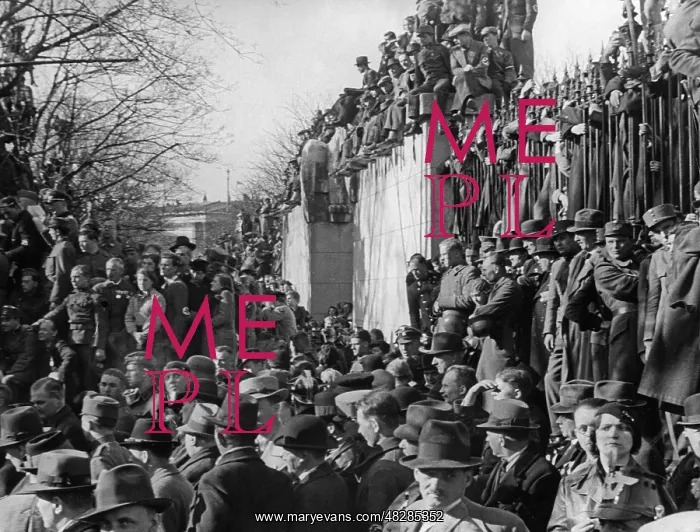 : Spectators on the Heldenplatz, 1938 : Spectators on the Heldenplatz, 1938