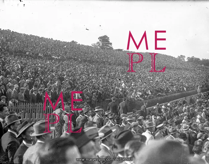 : Spectators at Hohe Warte football field : Spectators at Hohe Warte football field