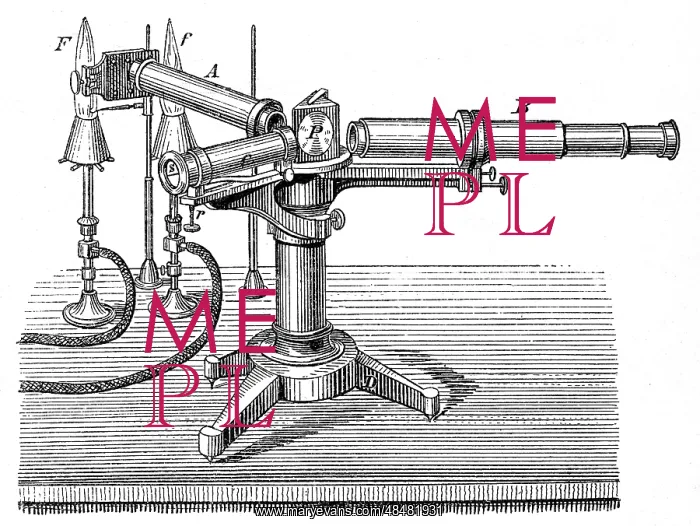 : Spectroscopic apparatus used by used by Robert : Spectroscopic apparatus used by used by Robert