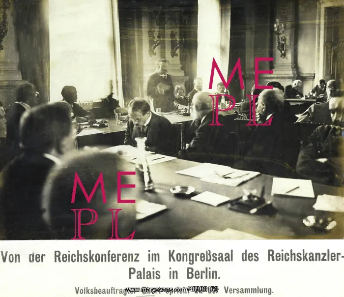 : Speech by Friedrich Eberts before the Imperial Conference : Speech by Friedrich Eberts before the Imperial Conference