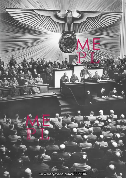 : Speech of Hitler before the Reichstag in the Kroll Opera : Speech of Hitler before the Reichstag in the Kroll Opera