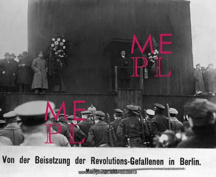 : Speech of Richard Muellers, 1918 : Speech of Richard Muellers, 1918