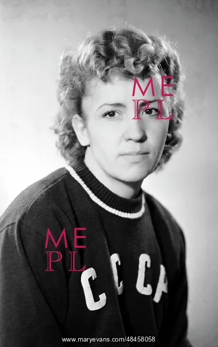 : Speed skater R.M.Zhukova : Speed skater R.M.Zhukova