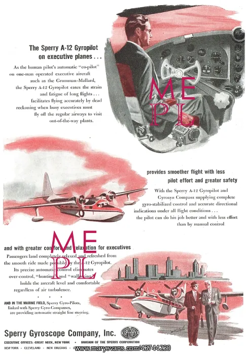 : Sperry A-12 Gyropilot 1947 : Sperry A-12 Gyropilot 1947