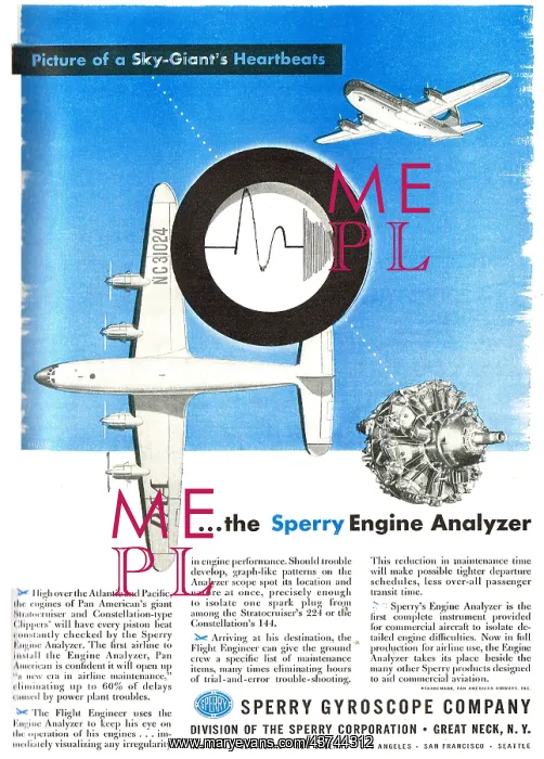 : Sperry Aero Engine Analyzer : Sperry Aero Engine Analyzer