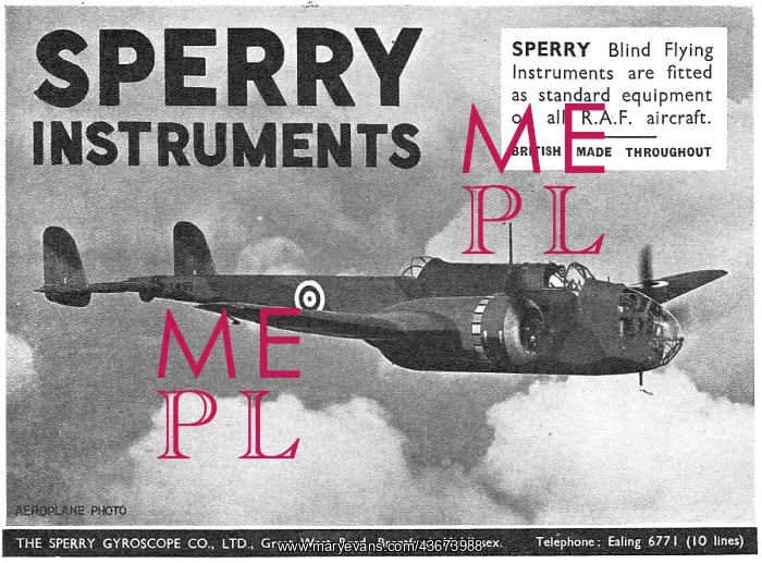 : Sperry Blind Flying Instruments & Autopilots : Sperry Blind Flying Instruments & Autopilots