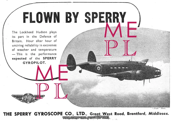 : Sperry Blind Flying Instruments & Autopilots : Sperry Blind Flying Instruments & Autopilots