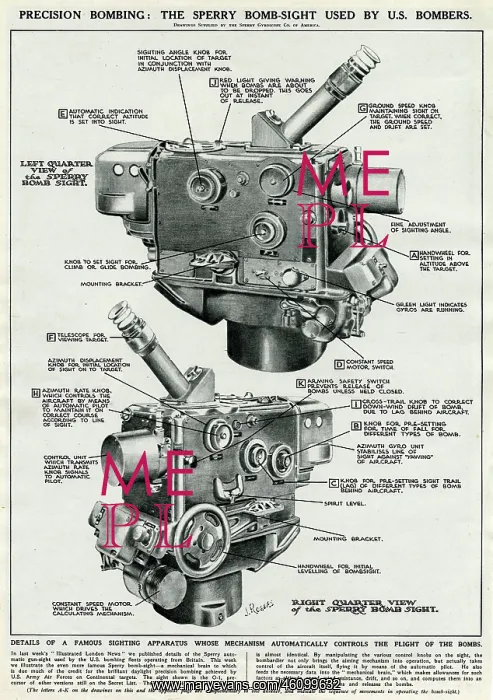 : Sperry bomb-sight apparatus 1944 : Sperry bomb-sight apparatus 1944