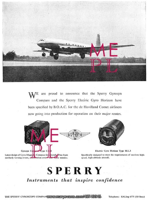 : Sperry Flight & Navigational Instruments : Sperry Flight & Navigational Instruments