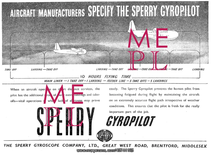 : Sperry Flight & Navigational Instruments : Sperry Flight & Navigational Instruments